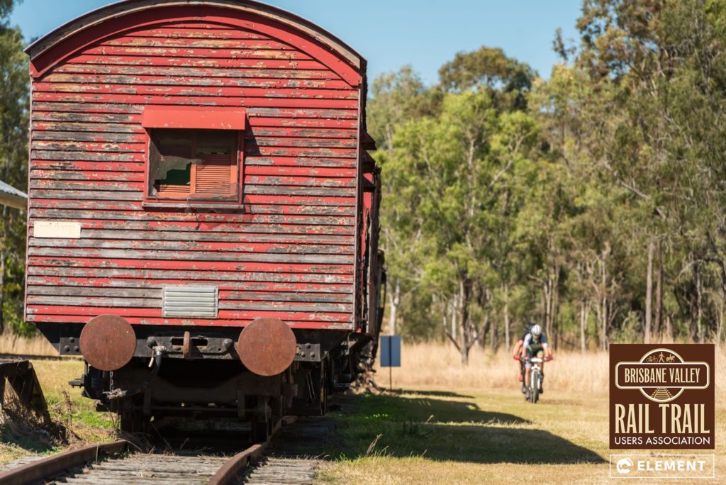 Photo from the 2018 Brisbane Valley Rail Trail End to End Extreme Challenge. Photo by Element Photo and Video Productions.